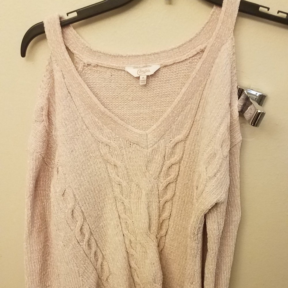 Cold-Shoulder Sweater